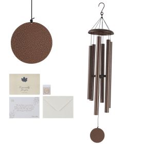 Wind Chimes for Outside, 50", Deep Tone Wind Chimes with 6 Tubes, Unique Large Memorial Wind Chimes for Anniversary